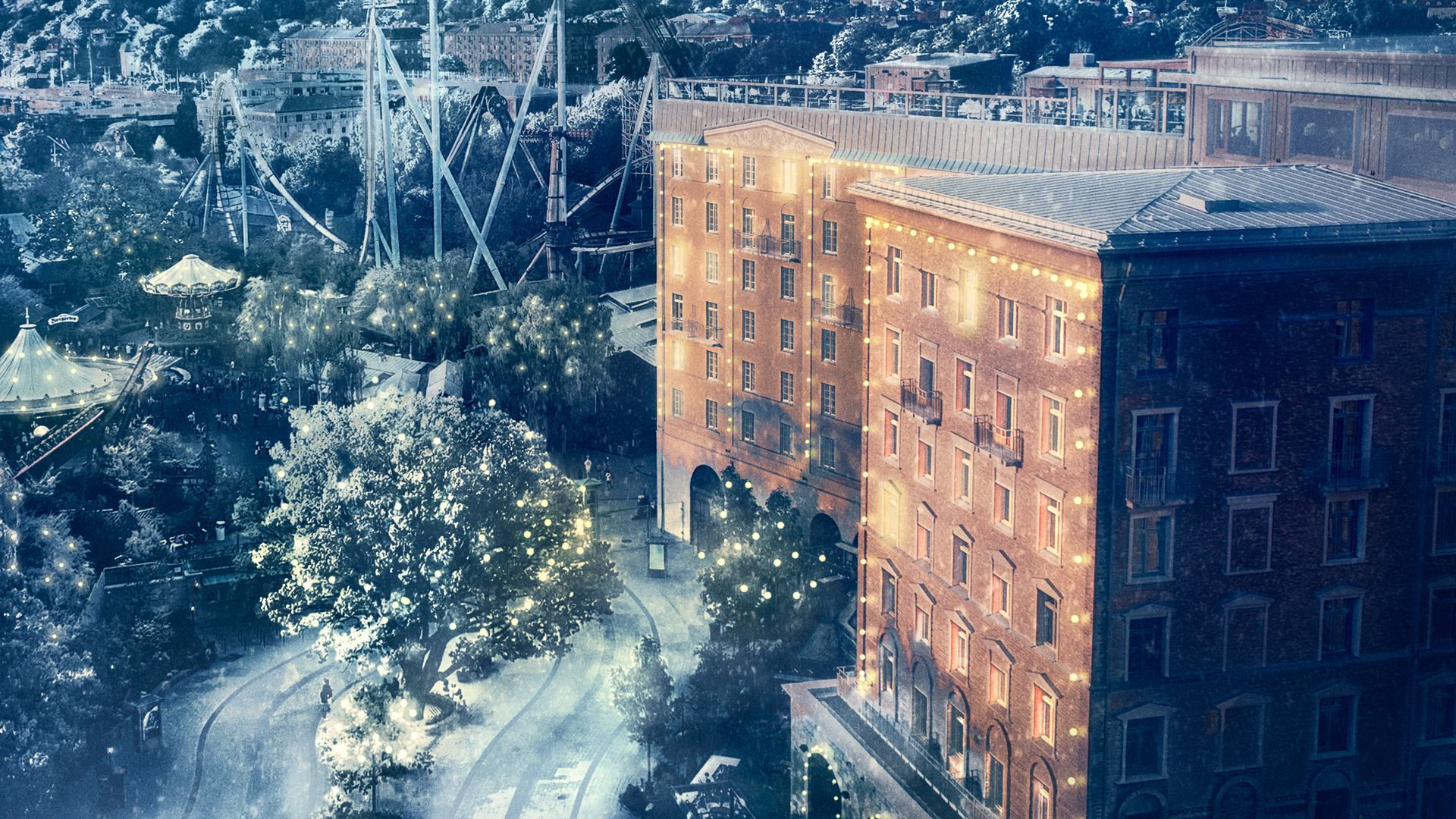 Hotel package with accommodation and admission to Christmas at Liseberg Park