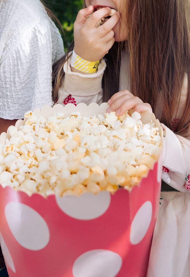 20% rabatt på popcorn